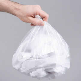 4 Gallon túi rác rõ ràng 6 Micron in ống đồng thân thiện với môi trường
