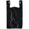 Túi hàng tạp hóa bằng nhựa T Túi màu đen 12 X 6 X 21 (1000ct, Black), Chất liệu HDPE