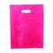 Túi quà màu hồng / tím bán lẻ xé kháng không có miếng vải hình tam giác với cắt chết xử lý