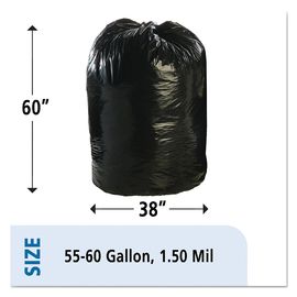 1.5mil Túi đựng rác có thể tái chế bằng nhựa
