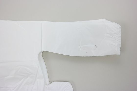 Túi mua hàng T Shirt 13 mic.  1000 / trường hợp, WHITE màu với in ấn, vật liệu HDPE