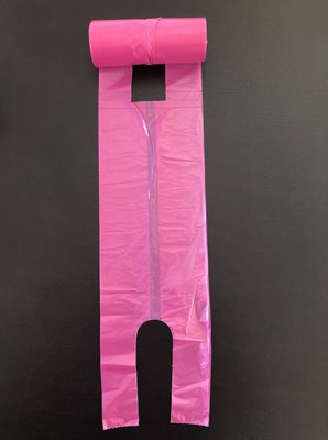 Túi mua sắm áo phông trên văn phòng và sử dụng tại nhà, màu hồng và màu tím, thùng rác để bàn